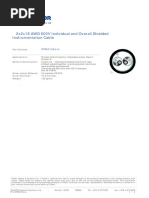 2x2x18 AWG 600V Individual and Overall Shielded Instrumentation Cable - 8PM3102xxx