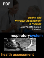 Respiratory System Assessment PDF