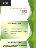 Internal Combustion Engines: Air University Islamabad