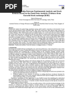 The Relationship Between Fundamental Analysis and Stock Returns Based On The Panel Data Analysis Evidence From Karachi Stock Exchange (KSE)