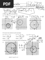 9.5-9.7 Equations of Circles Day 1 Worksheet