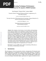 Beamforming Techniques Performance Evaluation For 5G Massive MIMO Systems