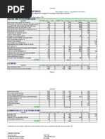Tabla Consumo Electrico