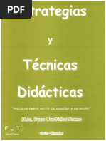 Estrategias y Técnicas Didácticas Msc. Paco Bastidas