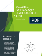 Bagazo y Purificacion y Clarificacion Clase 8