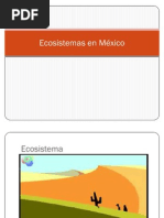 Ecosistemas en México