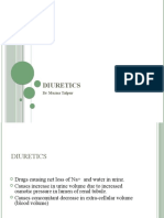 Diuretics: DR Mozna Talpur