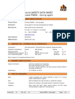 Material Safety Data Sheet Flexseal PS660 - Curing Agent: 1: Product and Company Identification