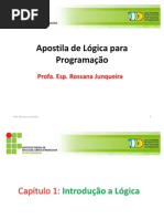 Apostila de Fundamentos de Lógica para Programação