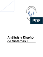 Taller de Modelamiento Software - Análisis y Diseño de Sistemas I