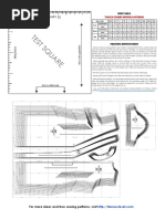 Test Square: For More Ideas and Free Sewing Patterns, Visit