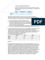 Examen de Investigación de Operaciones