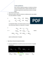Tipos de Reacciones Químicas