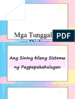 Mga Tunggalian NG Diskurso Sa Sining