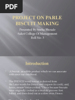 Project On Parle Biscuit Making