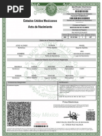 Acta Nacimiento