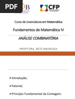 Slides - Análise Combinatória - Aula 1