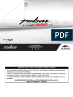 Manual de Partes Pulsar Ns200 F.I Sin Abs