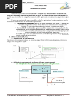 Travail Pratique N°1 L3 - Automatique