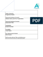 Advance Database Concepts