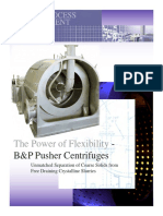 The Power of Flexibility: - B&P Pusher Centrifuges