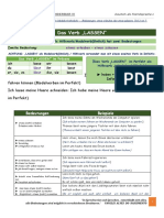 b1 Das Verb Lassen Teil 2 7 Arbeitsblatter Grammatikerklarungen Grammatikubung 128126