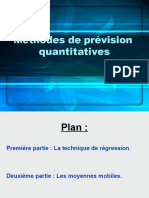 Méthodes de Prévision Quantitatives