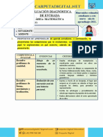 Evaluacion Diagnostica Matematica