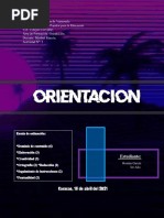 Orientación: Caracas, 15 de Abril Del 2021