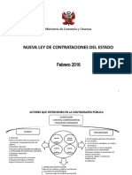 Nueva Ley de Contrataciones Del Estado