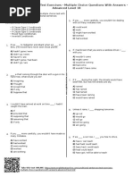 517 - Conditional Sentences Test Exercises Multiple Choice Questions With Answers Advanced Level 18