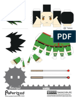 Hunter X Hunter - Gon Freecss Papercraft