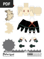 My Hero Academia - Katsuki Bakugo Papercraft-1