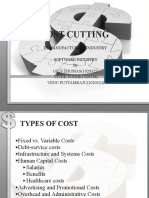 Cost Cutting: in Manufacturing Industry & Software Industry