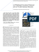 Design of Novel Wideband Circularly Polarized Antenna Based On Vivaldi Antenna Structure