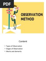 Observation Method