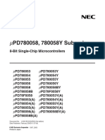 μPD780058 Micro controllers 