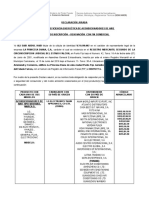 Declaracion Jurada Aires Acondicionados Tipo Ventana