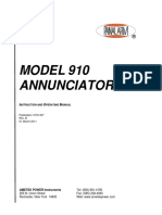 Model 910 Manual