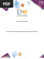 Actividad 4-Diseñar Actividades de Estimulación Del Lenguaje para Un Grupo de Niños.