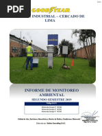 Informe de Monitoreo Ambiental 2do Semestre 2019