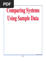 Comparing Systems Using Sample Data