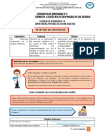 Experiencia de Aprendizaje #2 Promovemos El Emprendimiento A Través Del Uso Responsable de Los Recursos