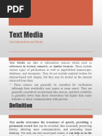 12 Text Information and Media