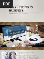 Accounting in Business