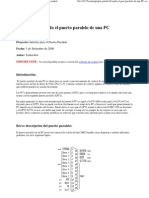 Usando El Port Paralelo de Una PC Como Medio de Control