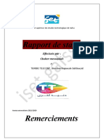 Rapport de Stage 2020 (Etude de Cas) Chaker Messaoudi