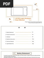 LA104 Logic Analyzer User Manual