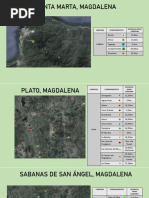 Municipios y Corregimientos Del Magdalena