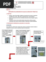 P.1. Obtencion de Halogenuros de Alquilo (Cloruro de Terbutilo)